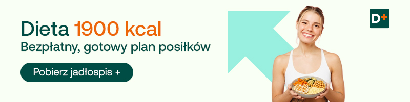 dieta 1900 kcal, bezpłatny gotowy plan posiłków, pobierz jadłospis
