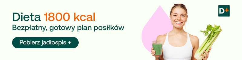 dieta 1800 kcal, bezpłatny gotowy plan posiłków, pobierz jadłospis
