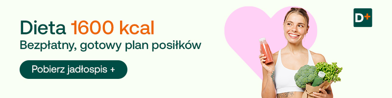 dieta 1600 kcal, bezpłatny gotowy plan posiłków, pobierz jadłospis