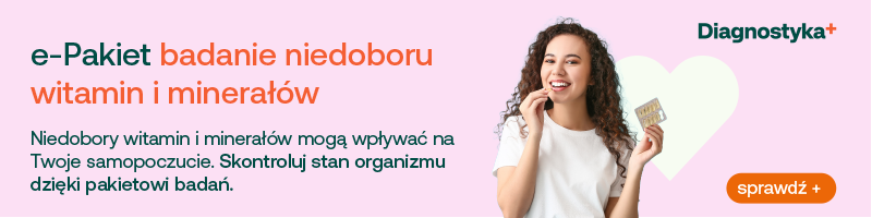 epakiet badanie niedoboru witamin i minerałów. niedobory witamin i minerałów mogą wpływać na Twoje samopoczucie. Skontroluj stan organizmu dzięki pakietowi badań. Sprawdź.